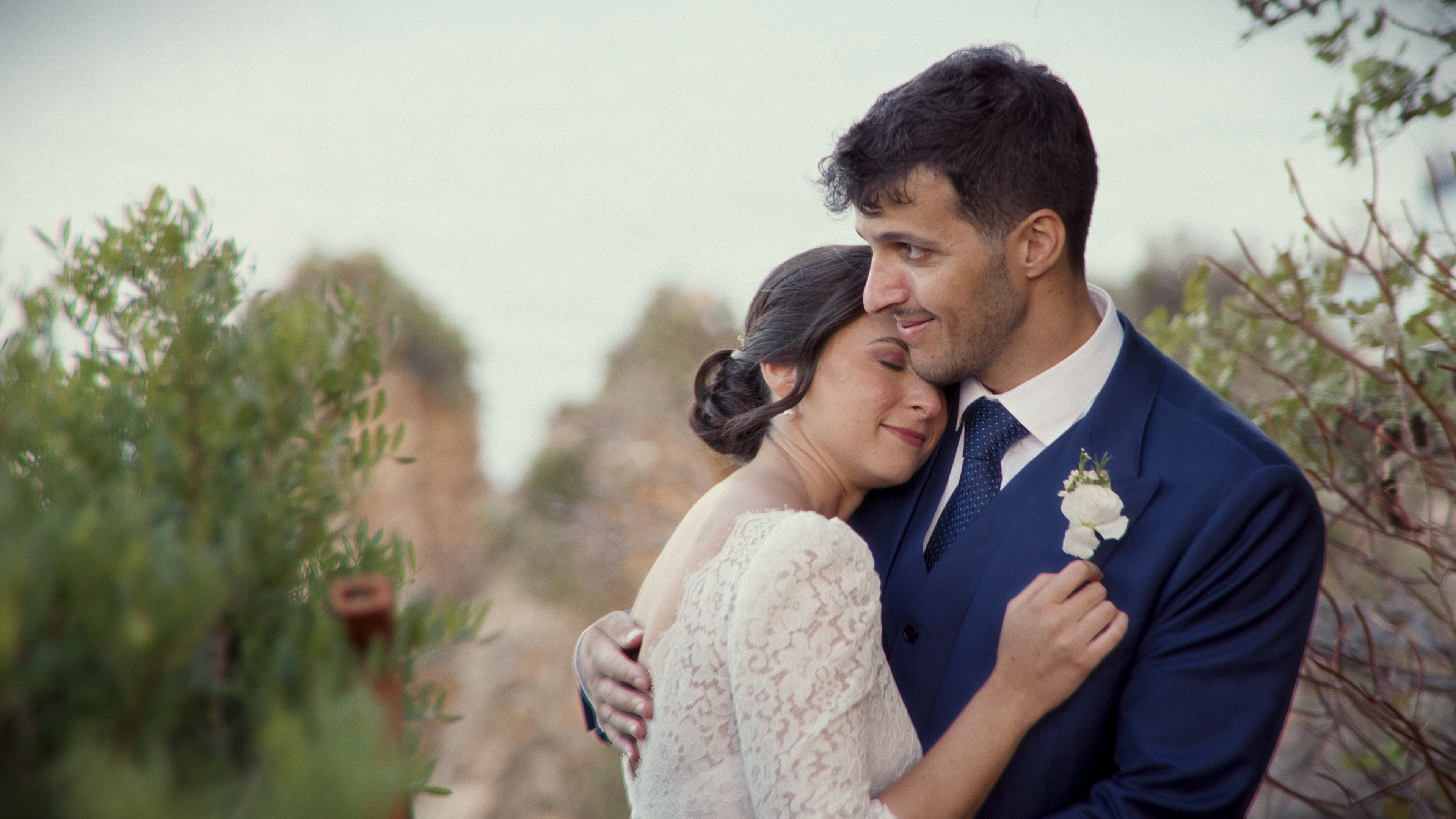 Enrico and Claudia — wedding at Scopello Tower